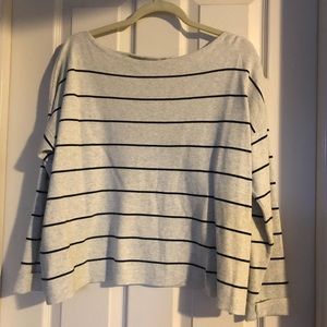 H&M Boatneck Sailor Stripe Sweater